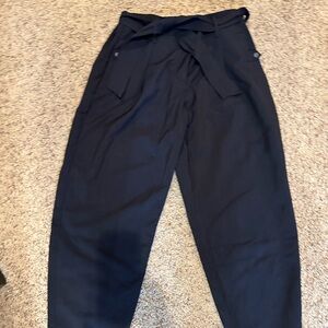Black Women's nylon pants